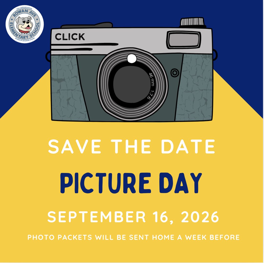September 16 picture day flyer in English